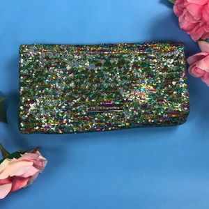 BCBG Generation sequined multicolored clutch